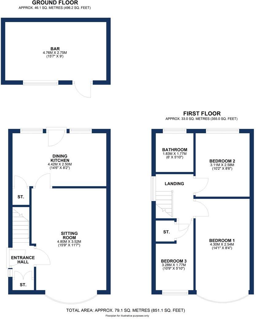 Redesmere Close, Timperley floorplan