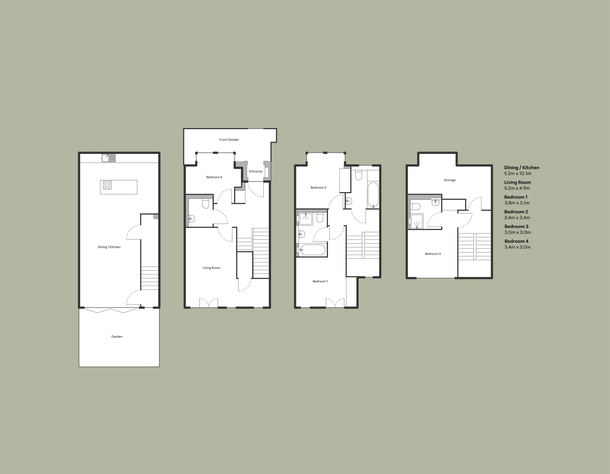 6a Mauleverer Road, London floorplan