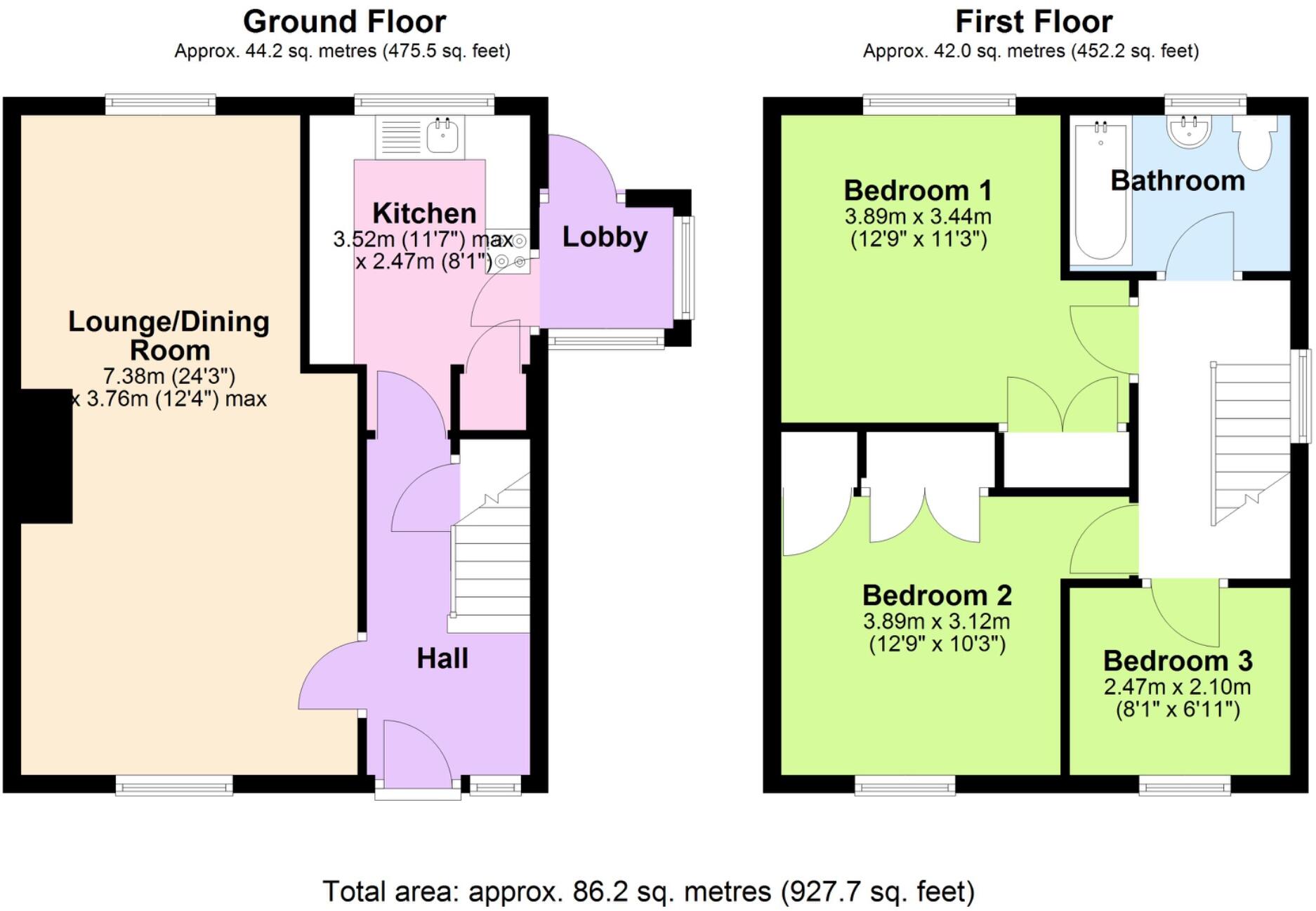 Dolphin Way, Bishop's Stortford, Hertfordshire, CM23 floorplan