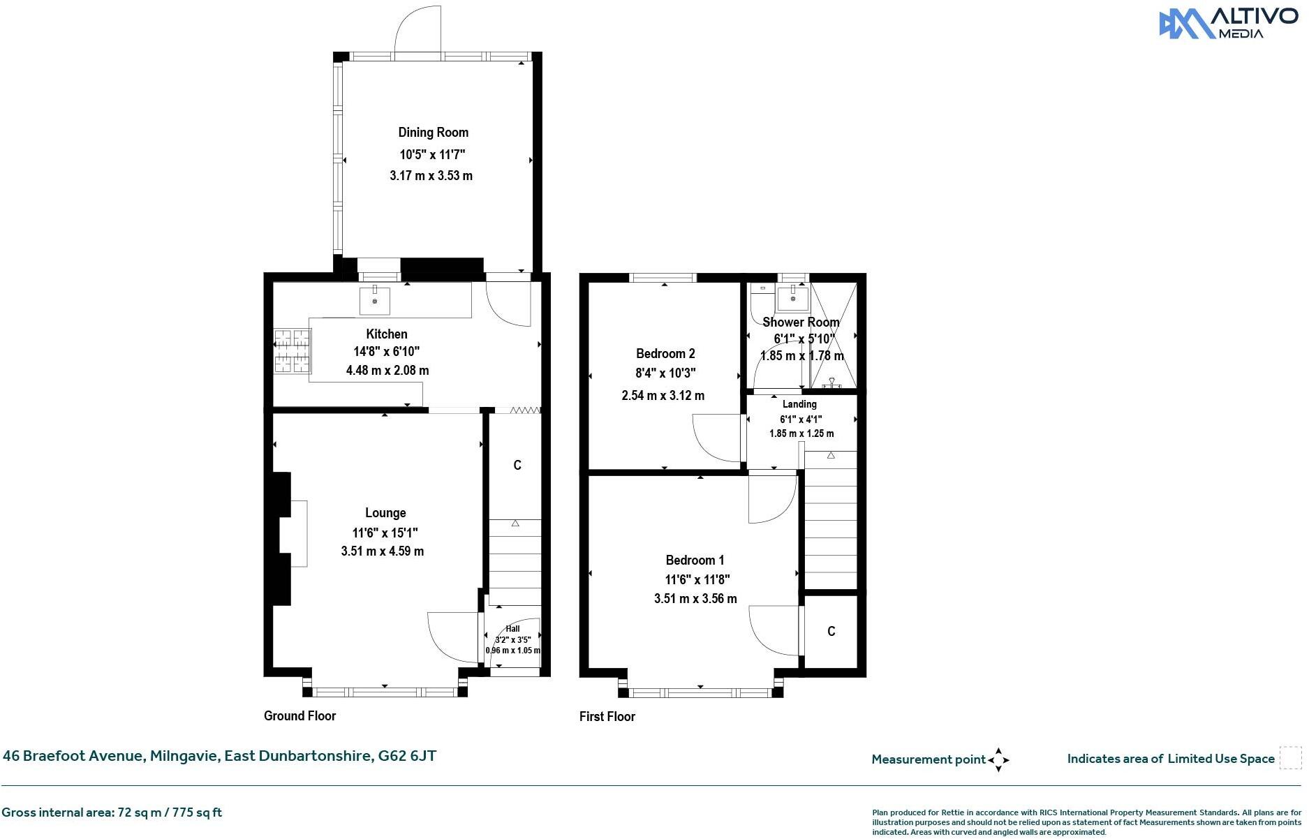 Braefoot Avenue, Milngavie floorplan
