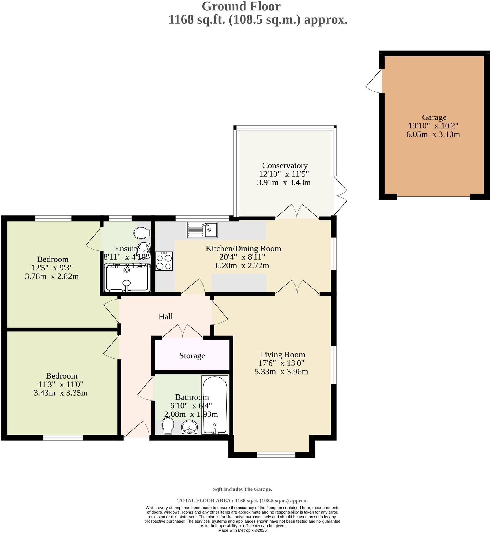 Kestrel Road, Hopton floorplan