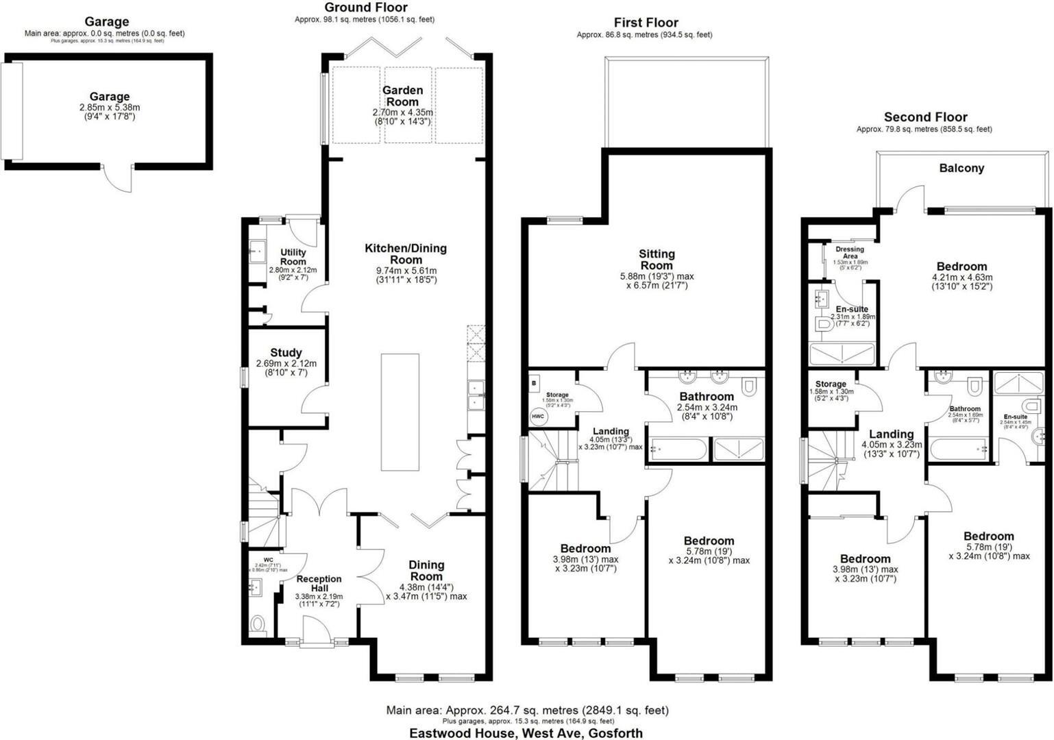West Avenue, Gosforth, Newcastle upon Tyne floorplan