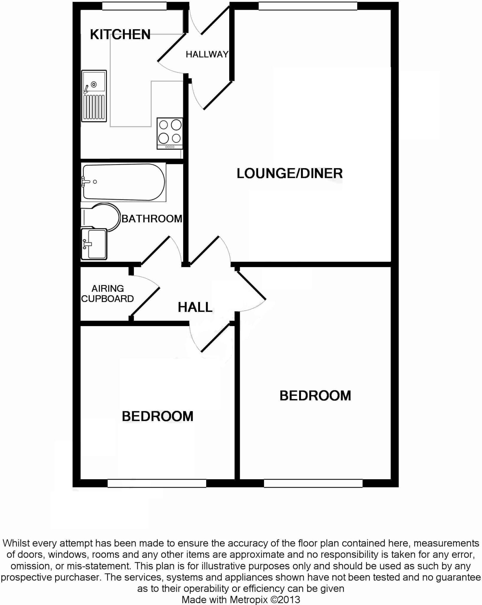 Bell Lane, Blackwater floorplan