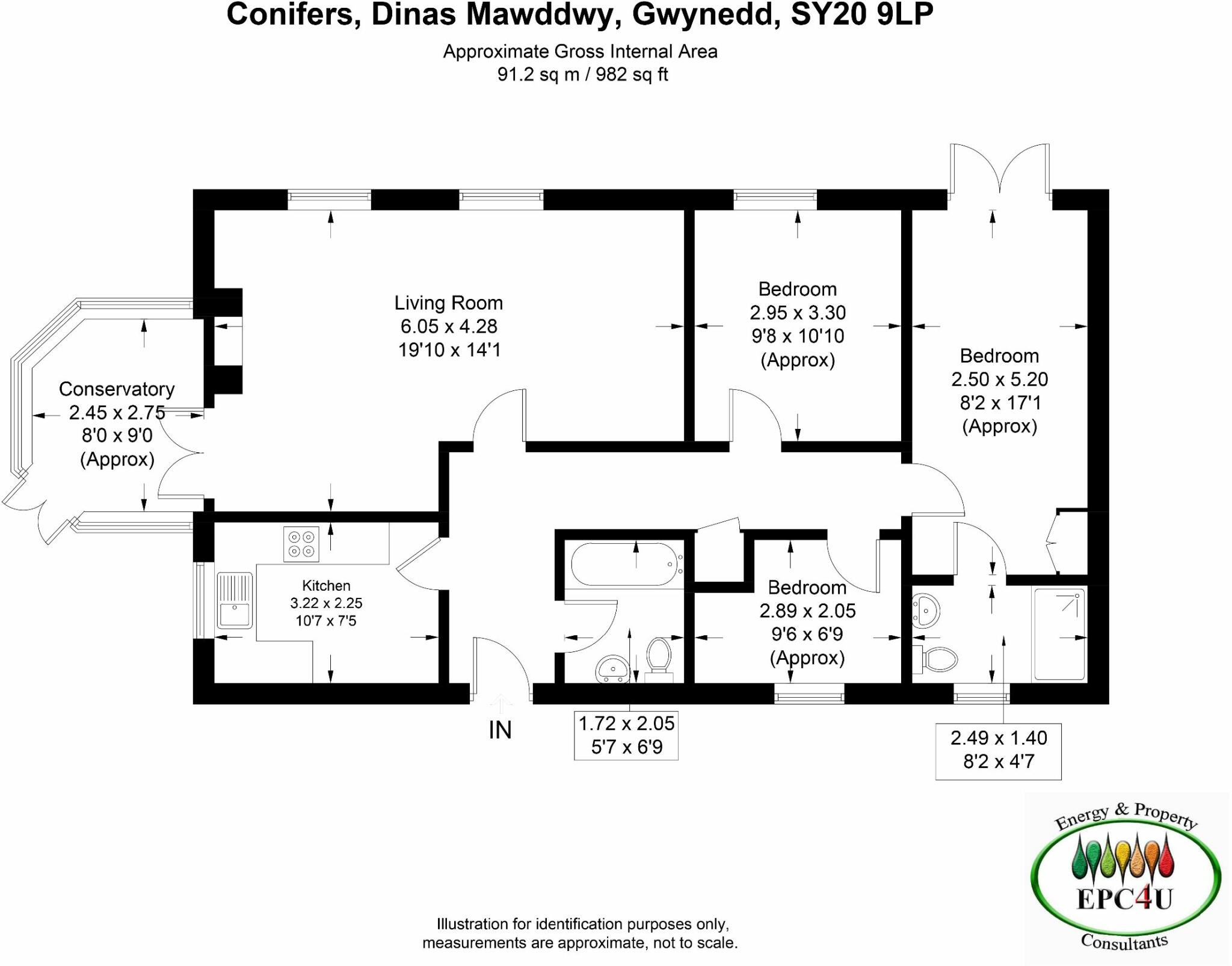 Conifers, Machynlleth floorplan
