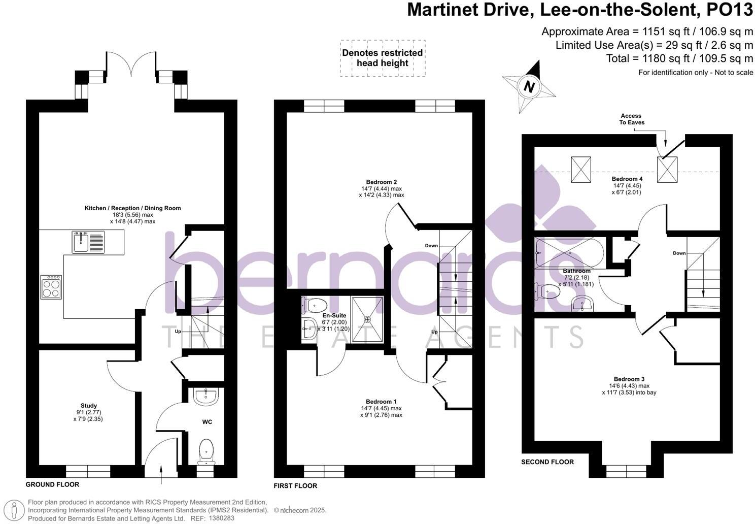 Martinet Drive, Lee-On-The-Solent floorplan