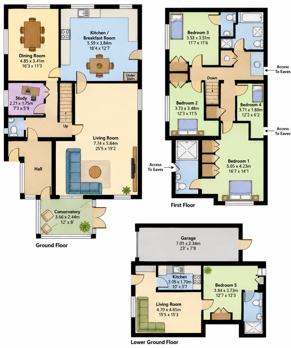 Yonder Street, Ottery St. Mary, EX11 floorplan