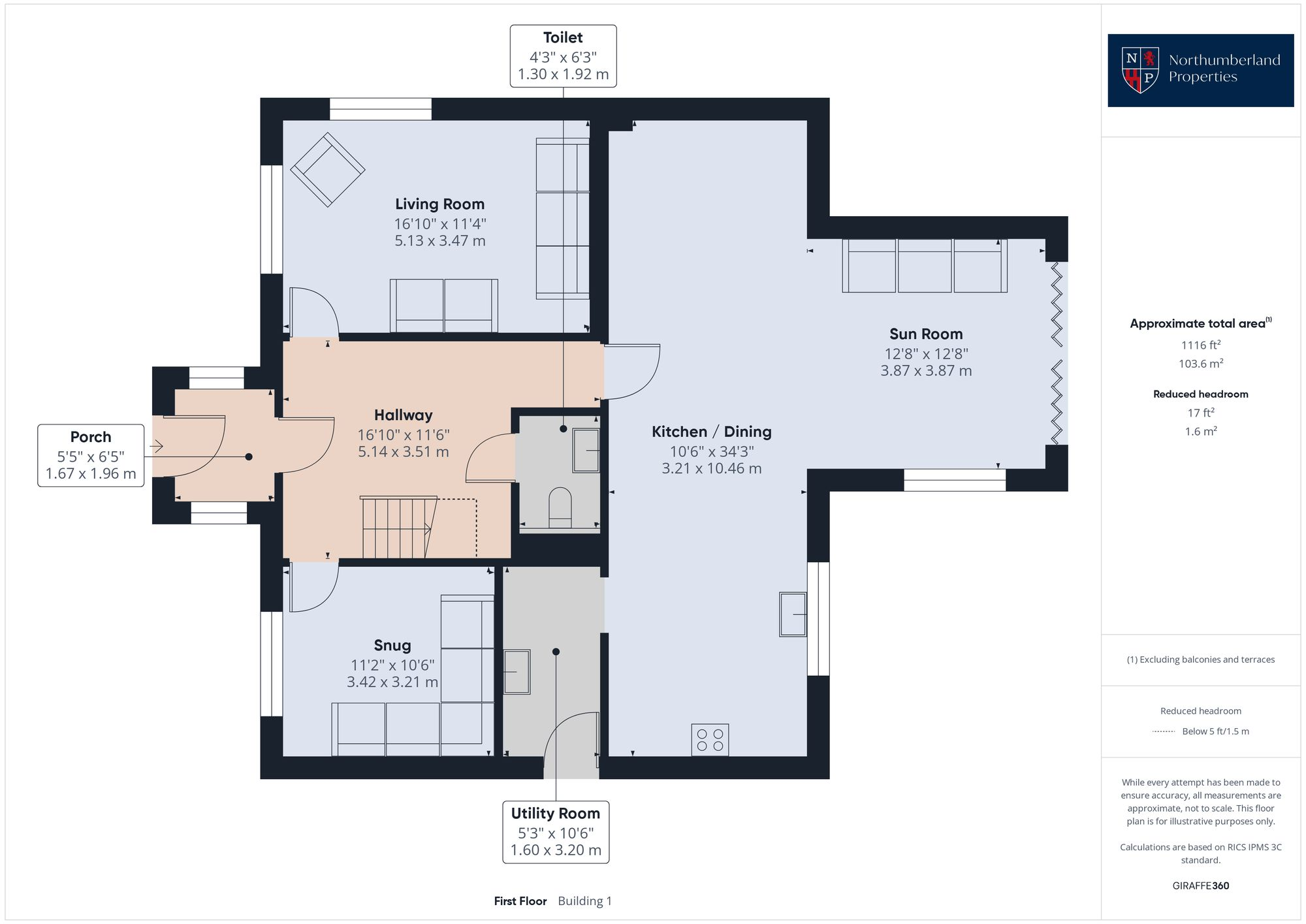 3, Maple Drive, Alnwick, NE66 floorplan
