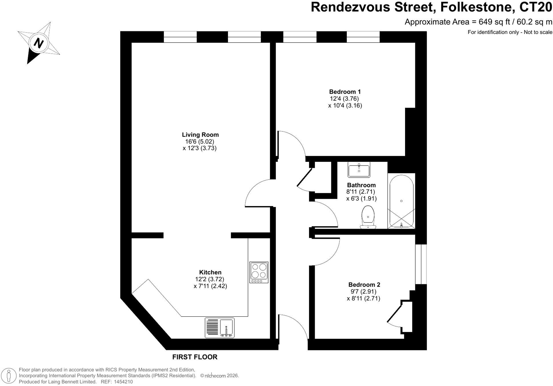 Rendezvous Street, Folkestone, CT20 floorplan