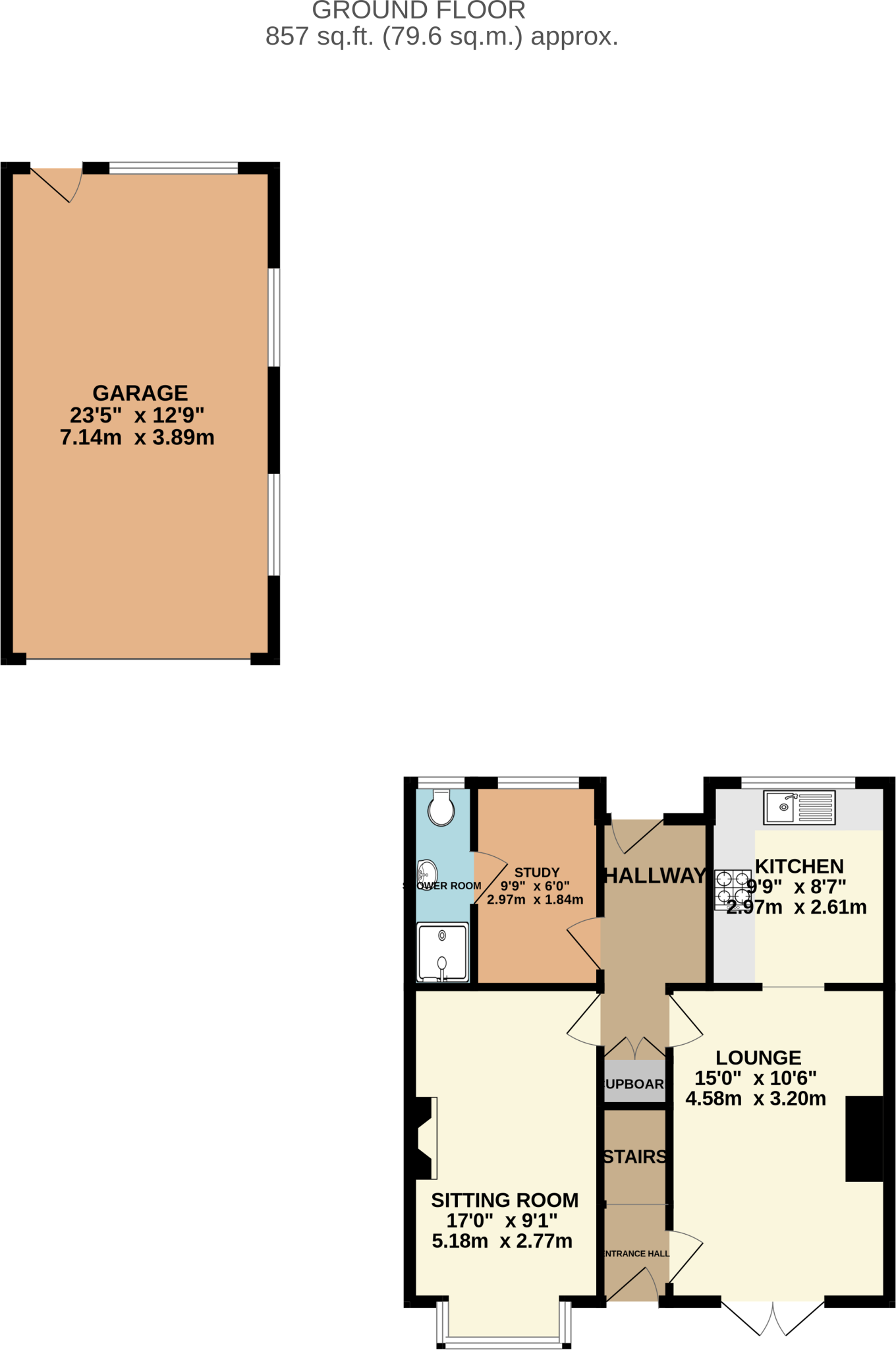 Ifton Terrace, Rogiet, Caldicot, Monmouthshire, NP26 floorplan