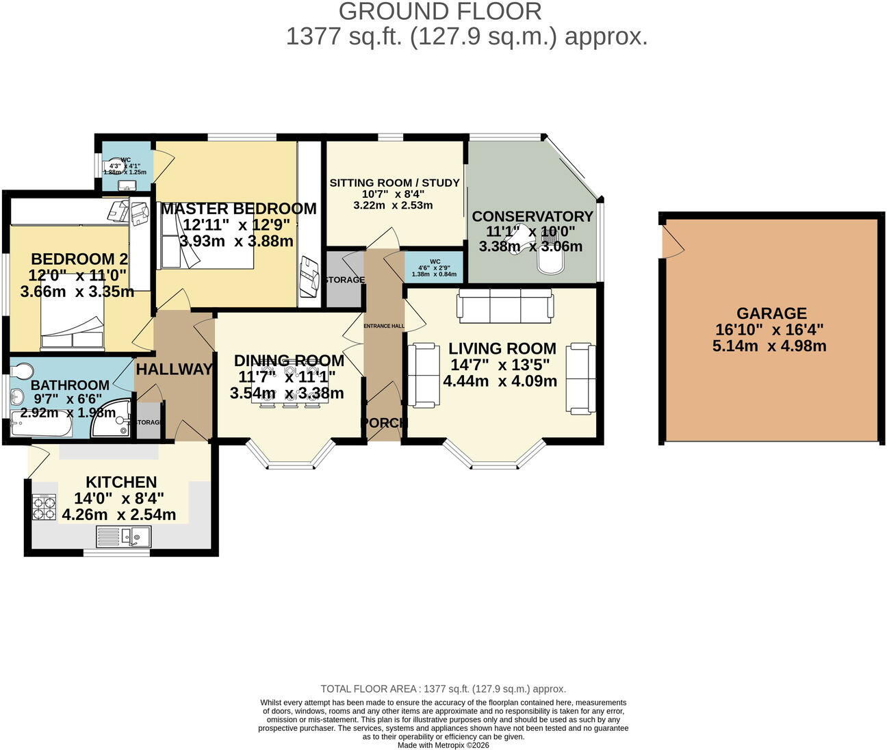 Park Lodge Close, Cheadle, SK8 1HU floorplan