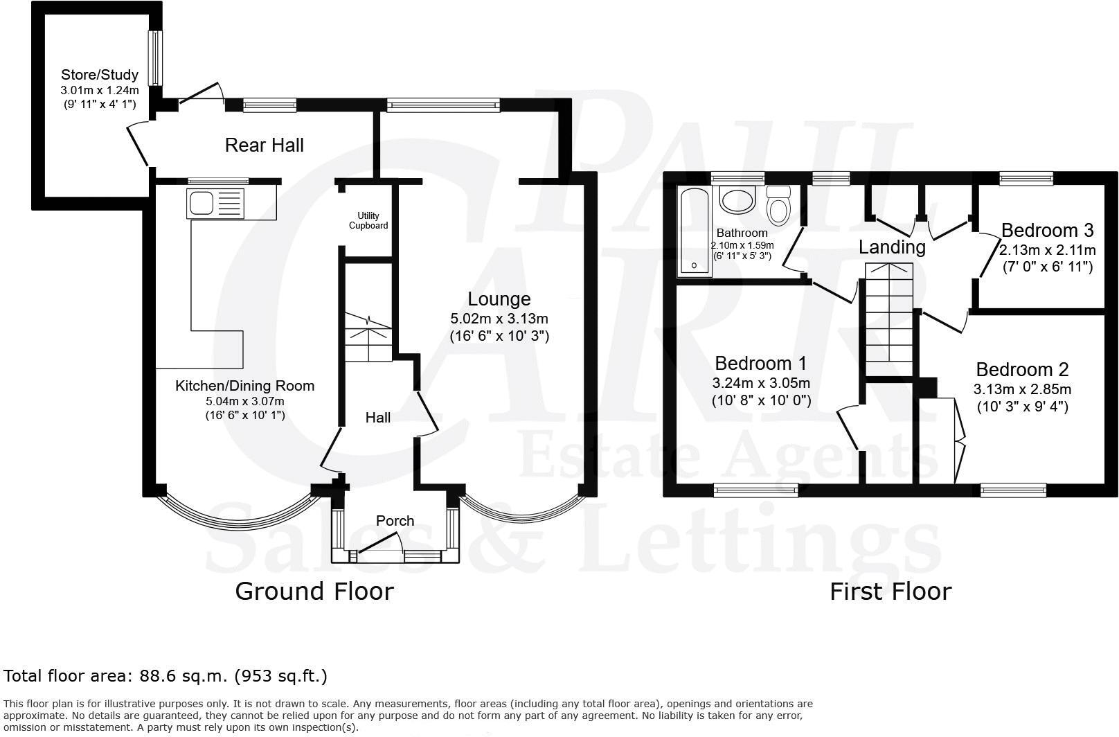 Vale Gardens, Penkridge floorplan