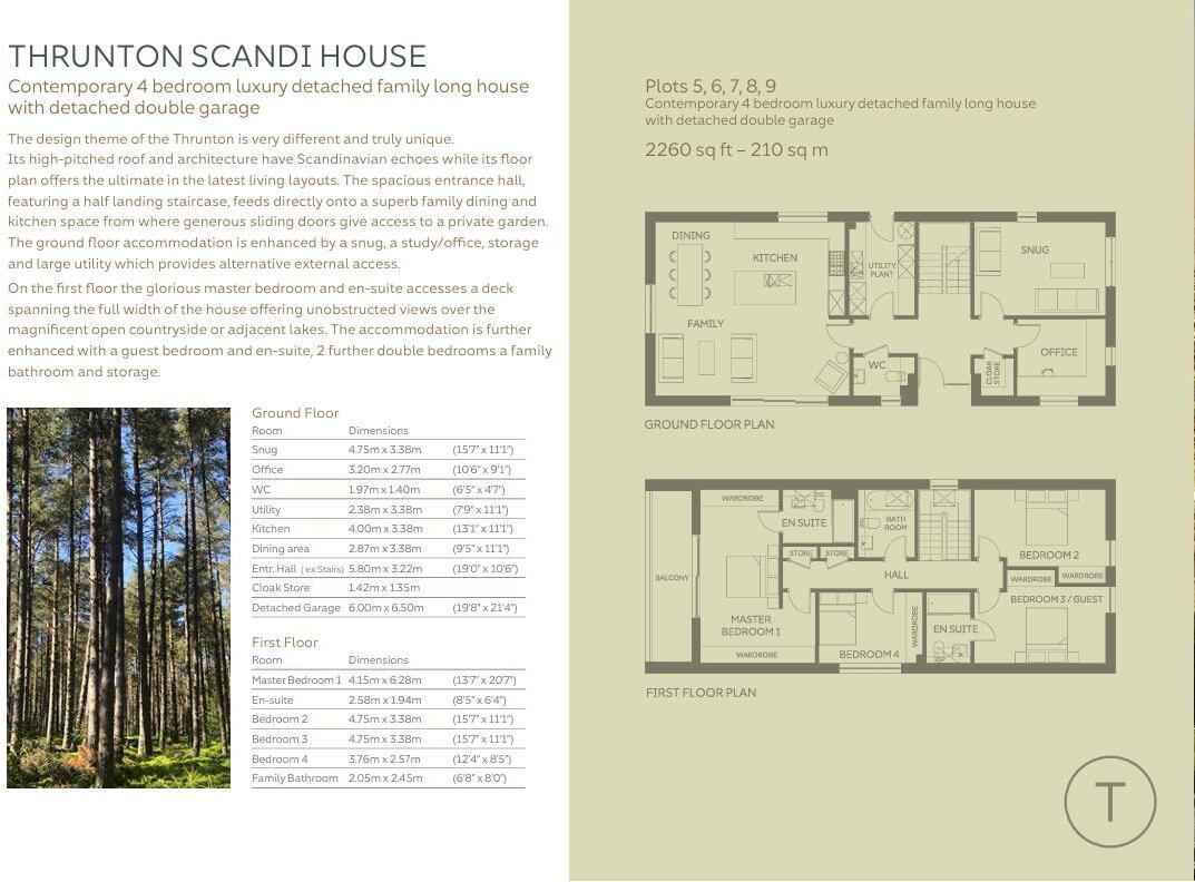 Plot 5, The Scandi, The Kilns, Thrunton, Alnwick, Northumberland floorplan