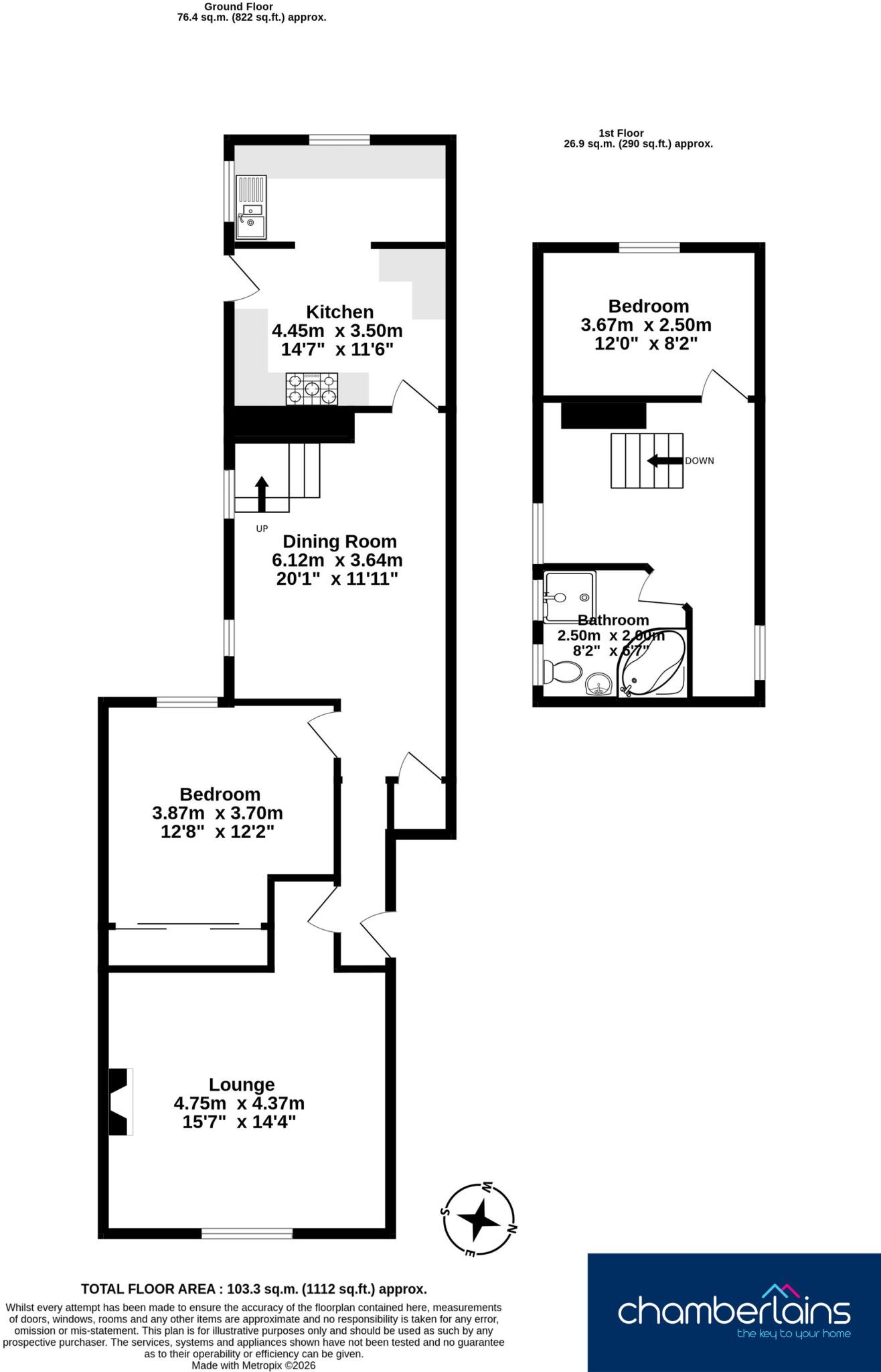 Brunswick Street, Teignmouth, TQ14 floorplan