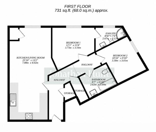 Crouch Gardens, Buntingford, Hertfordshire floorplan