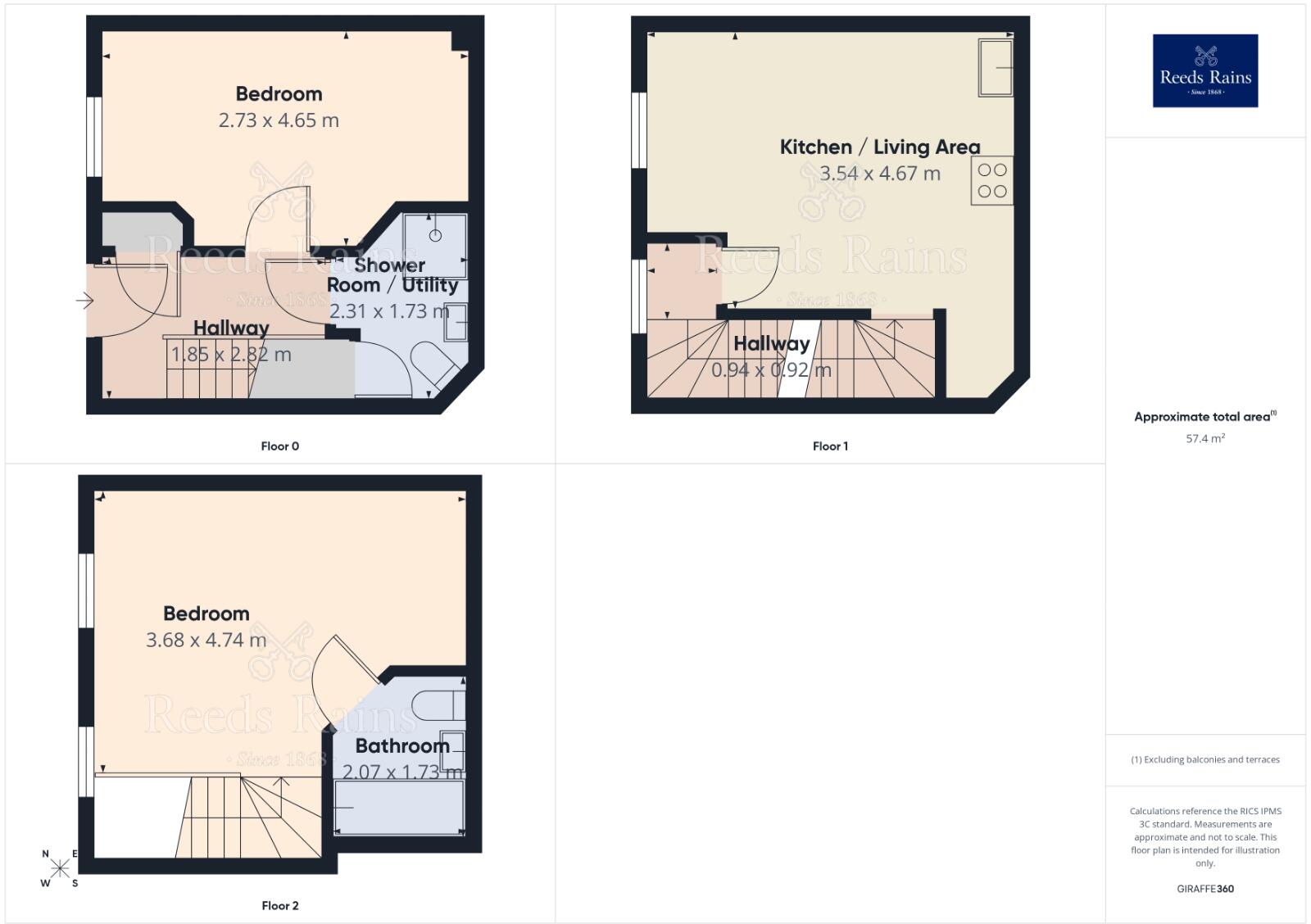 Huntingdon Street, Castleford, West Yorkshire, WF10 floorplan