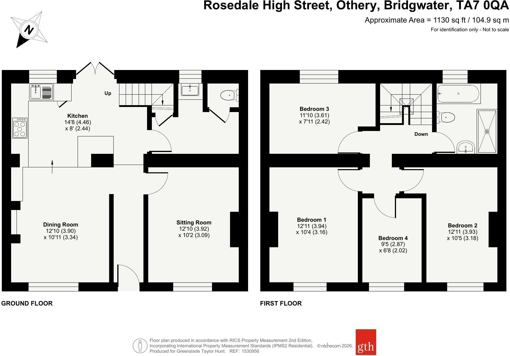 High Street, Othery, Bridgwater, Somerset, TA7 floorplan