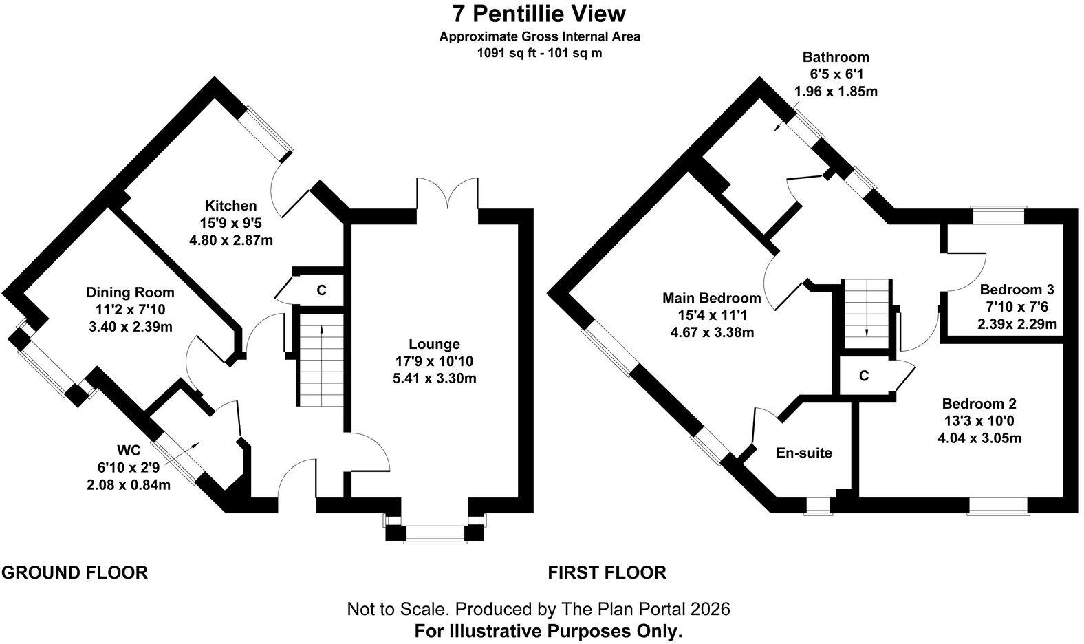 Pentillie View, Yelverton, PL20 7FE floorplan