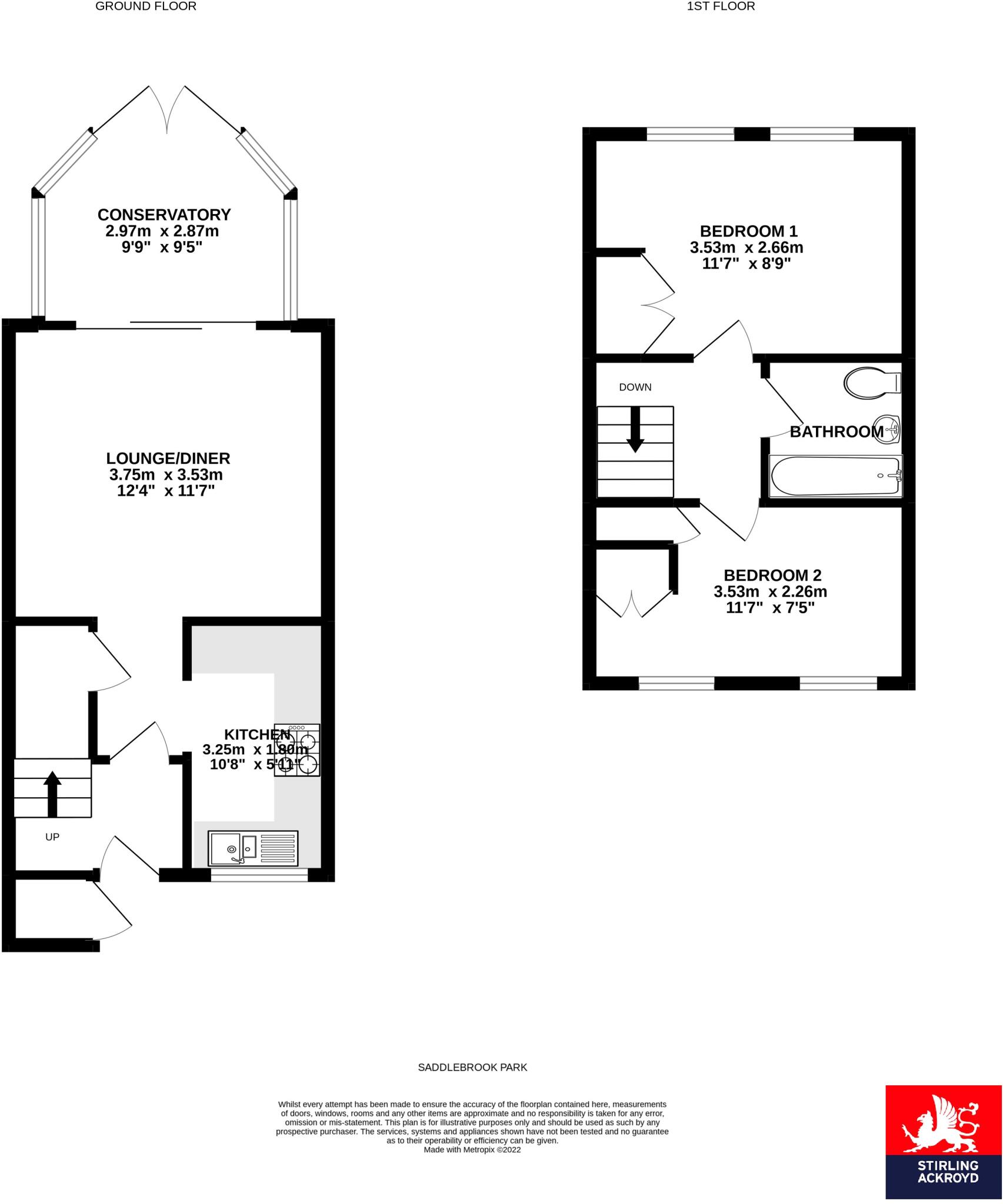 Saddlebrook Park, Sunbury-on-Thames, Surrey, TW16 floorplan