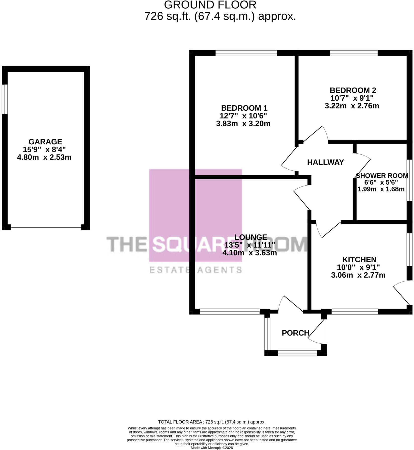 Grasmere Road,  Knott End on Sea, FY6 floorplan