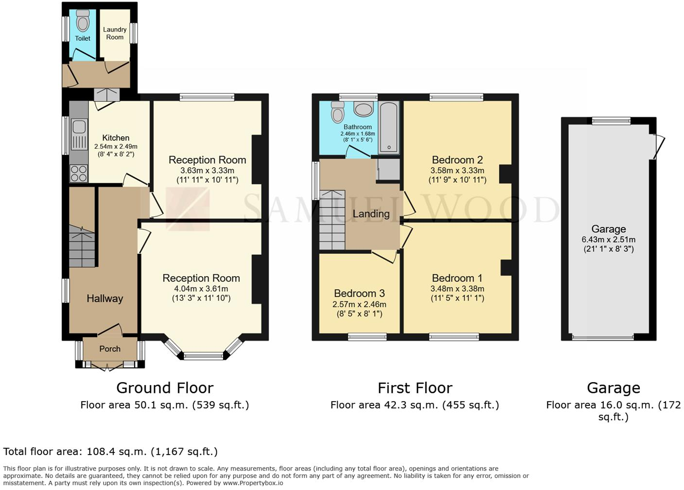 49, Overdale Road, Bayston Hill, Shrewsbury floorplan