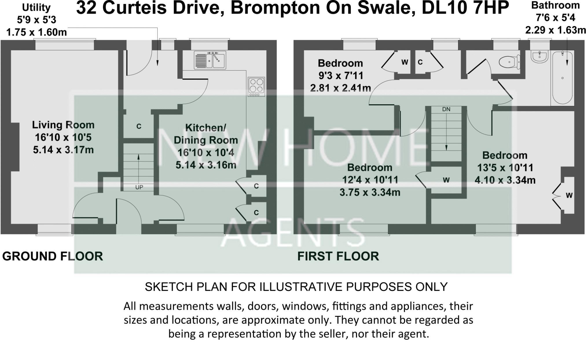Curteis Drive, Brompton On Swale, Richmond, DL10 7HP floorplan