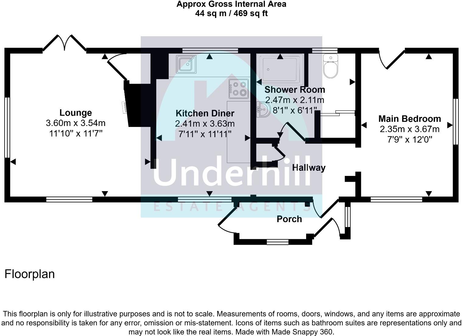 Central Avenue, Newport Park, Exeter floorplan