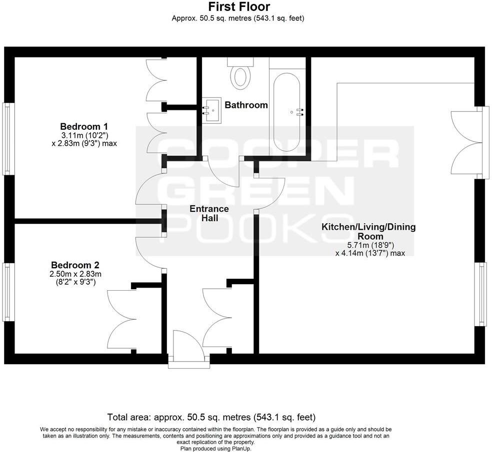 The Old Meadow, Abbey Foregate, Shrewsbury floorplan