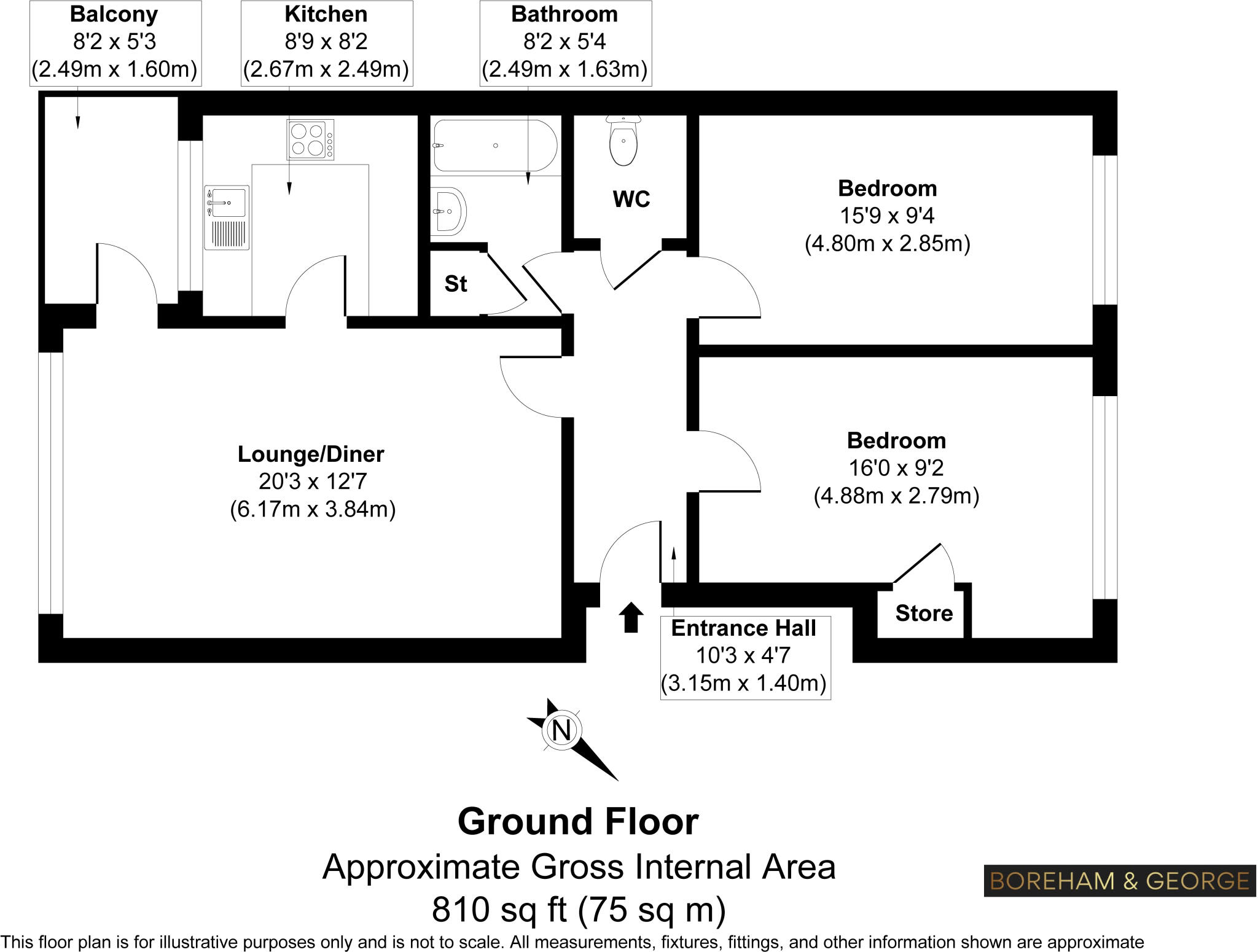 Brockles Mead, Harlow, Essex floorplan