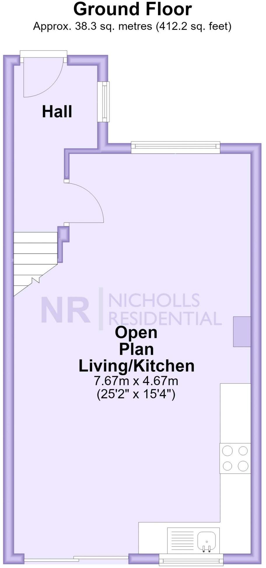 Gainsborough Road, Epsom, Surrey, KT19 floorplan