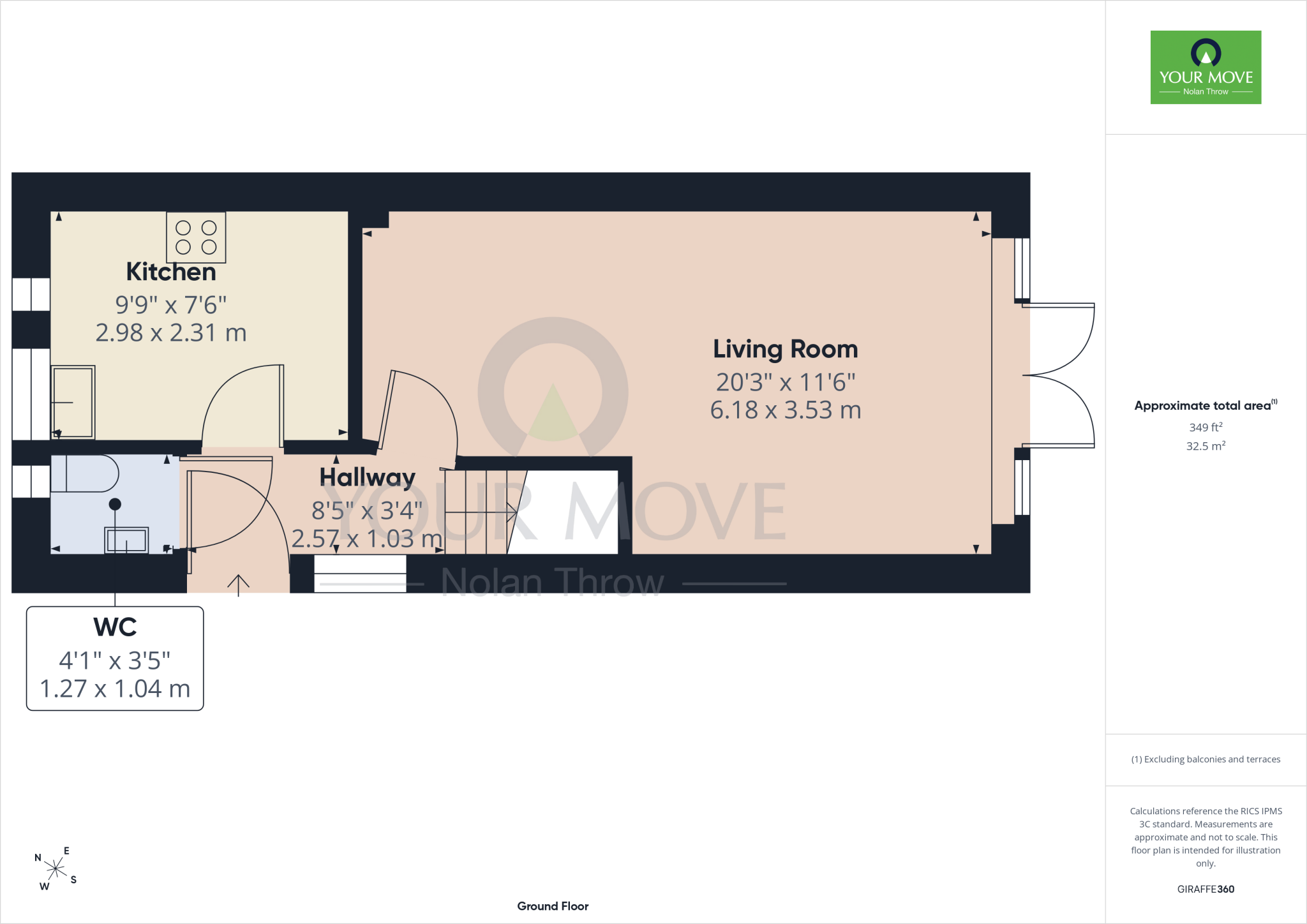 Thenford Mews, Northampton, Northamptonshire, NN1 floorplan