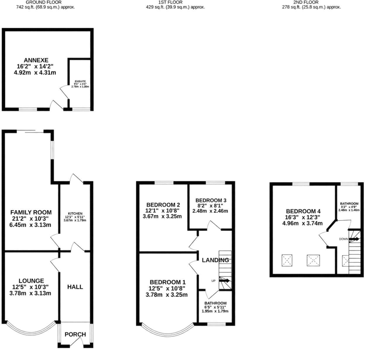 Wickstead Avenue, Luton, Bedfordshire, LU4 floorplan