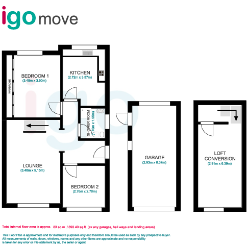 Commondale Drive, Hartlepool floorplan
