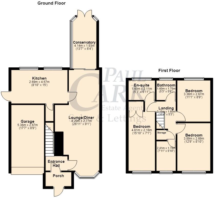 Telford Avenue, Great Wyrley floorplan