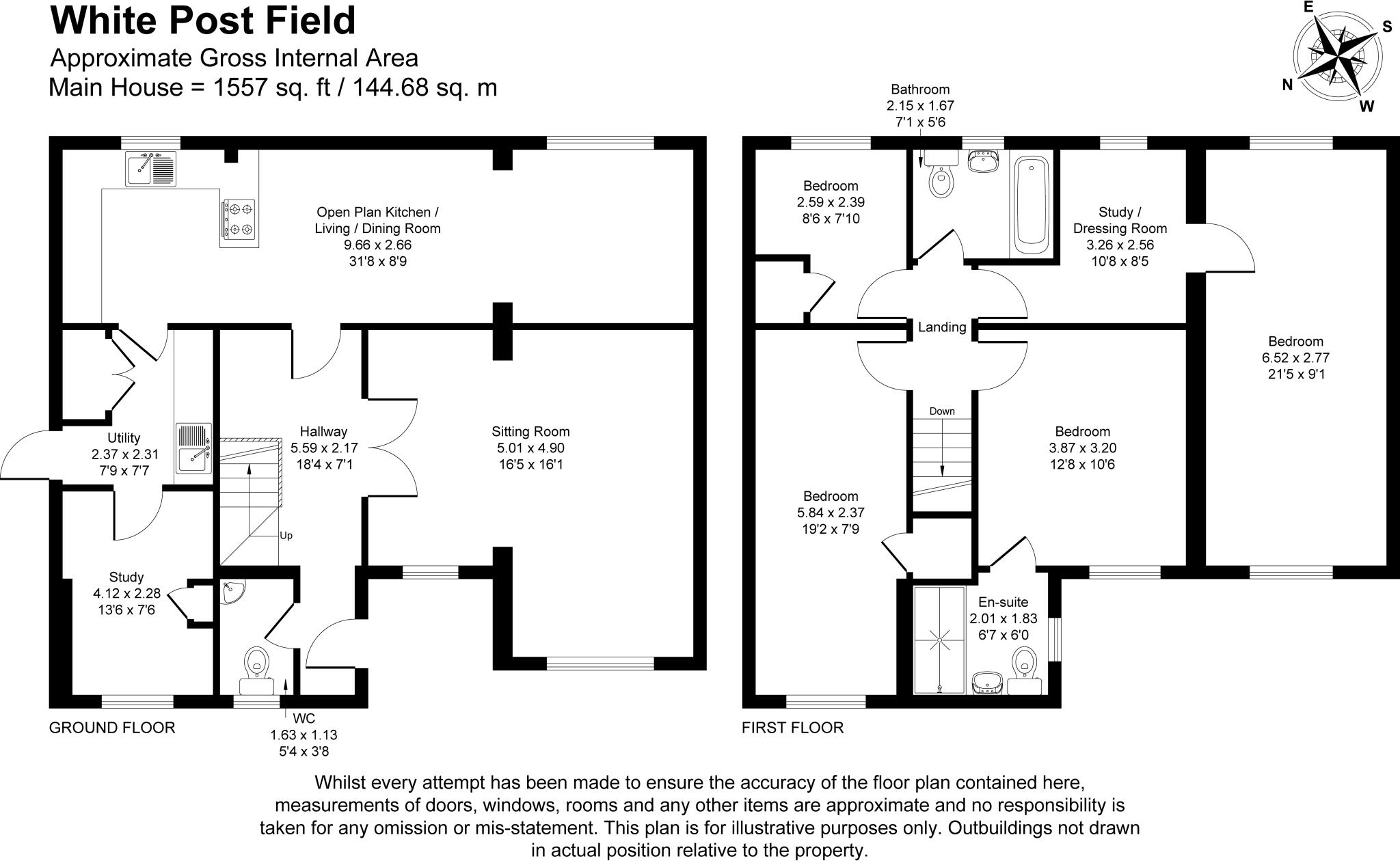 White Post Field, Sawbridgeworth, Hertfordshire, CM21 floorplan