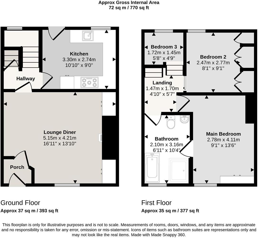 Tufton Street, Silsden, floorplan