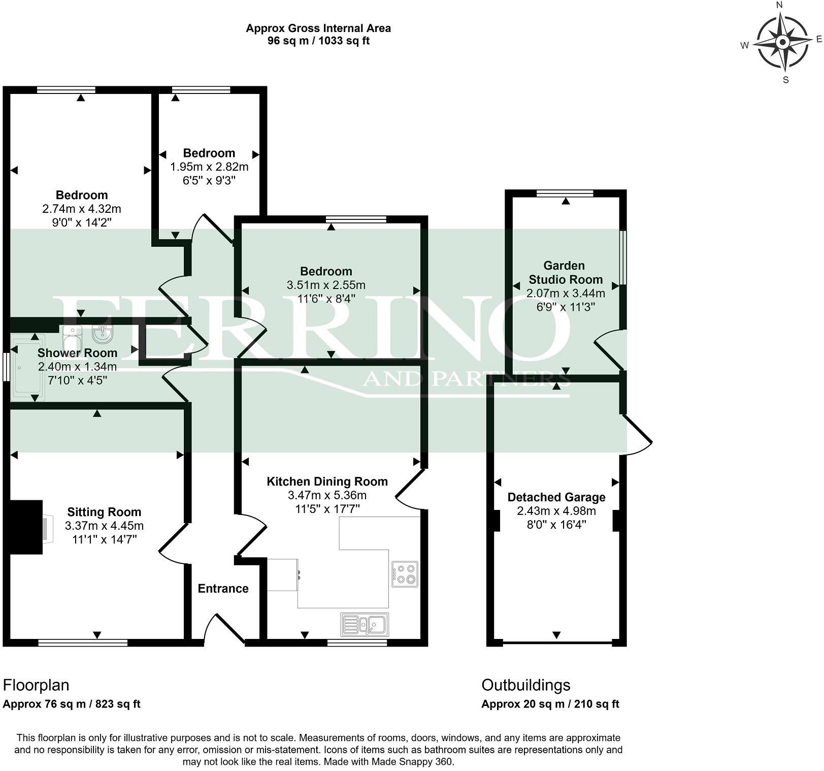 The Post Paddocks, Woolaston, Lydney, Gloucestershire. GL15 6NJ floorplan
