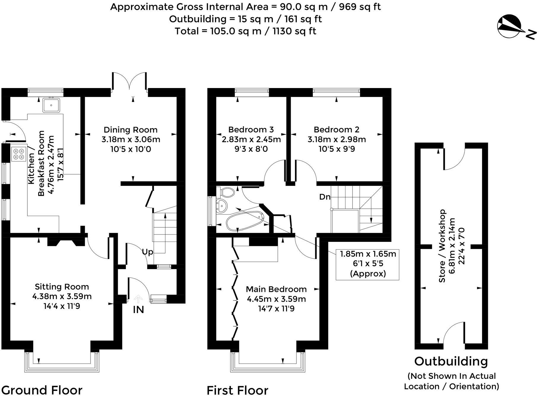 Kennett Road, Headington, OX3 floorplan