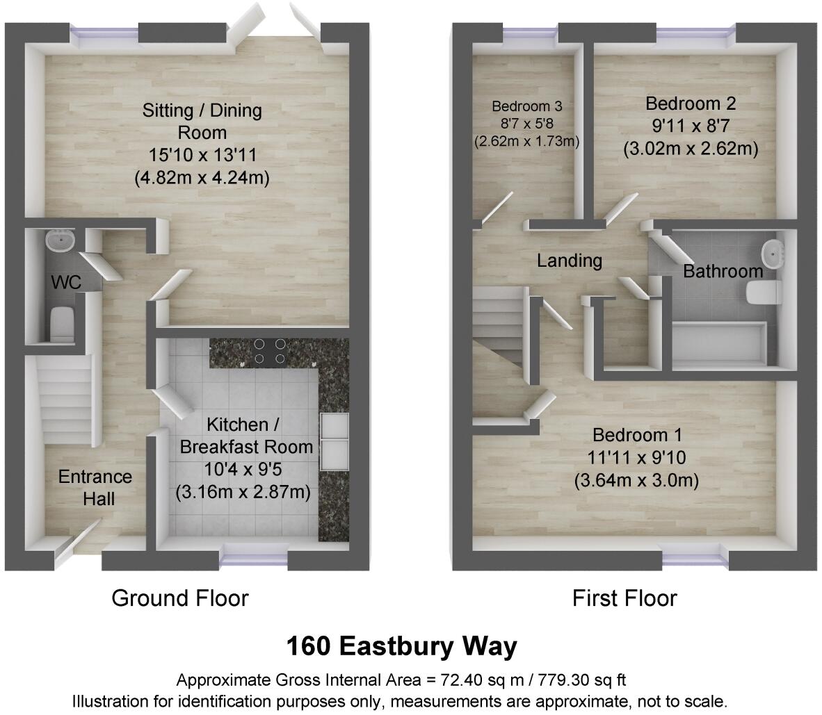 Eastbury Way, North Swindon, SN25 floorplan