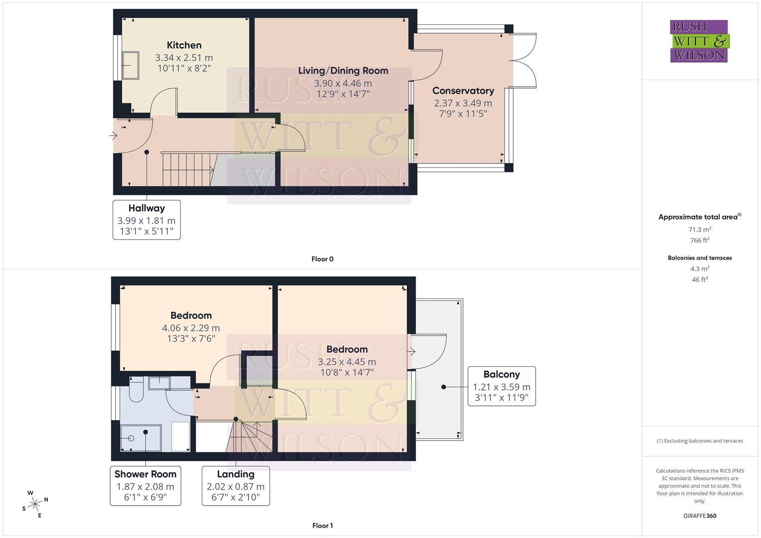 Coastguard Square, Rye floorplan