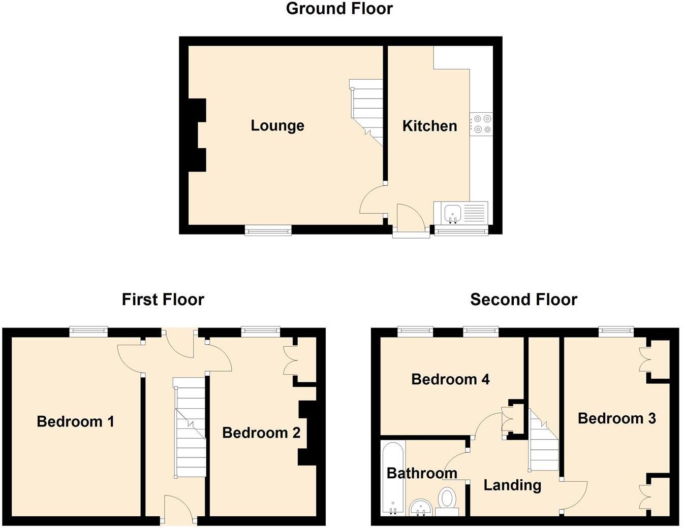 Ty Gwyn Road, Llandudno floorplan