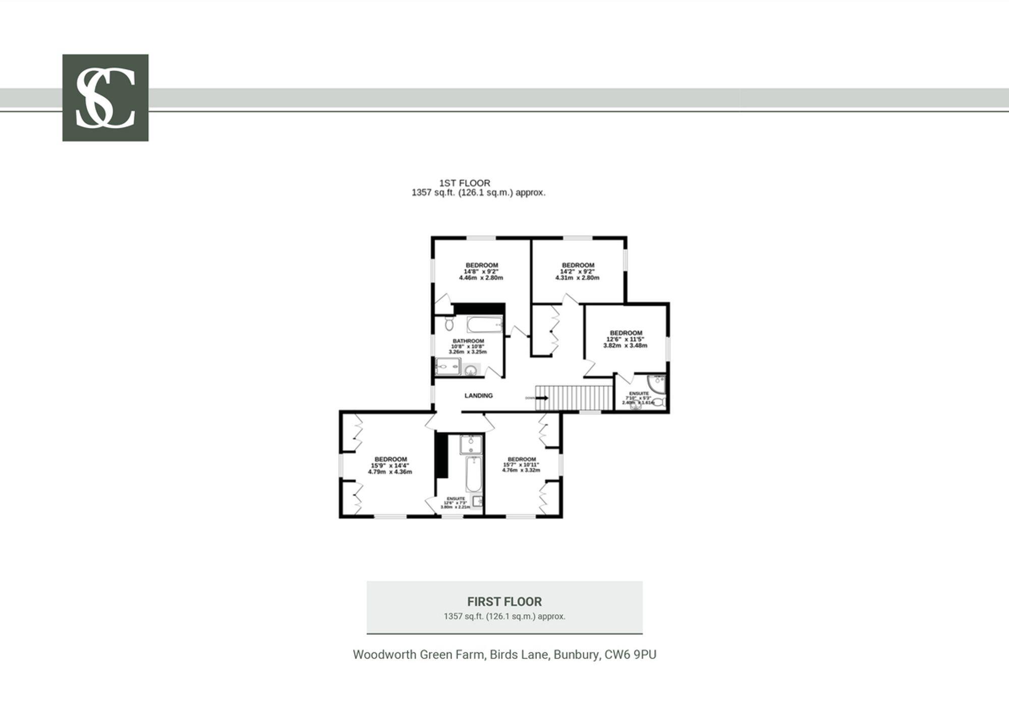 Woodworth Green Farm, Birds Lane, Bunbury, CW6 9PU floorplan
