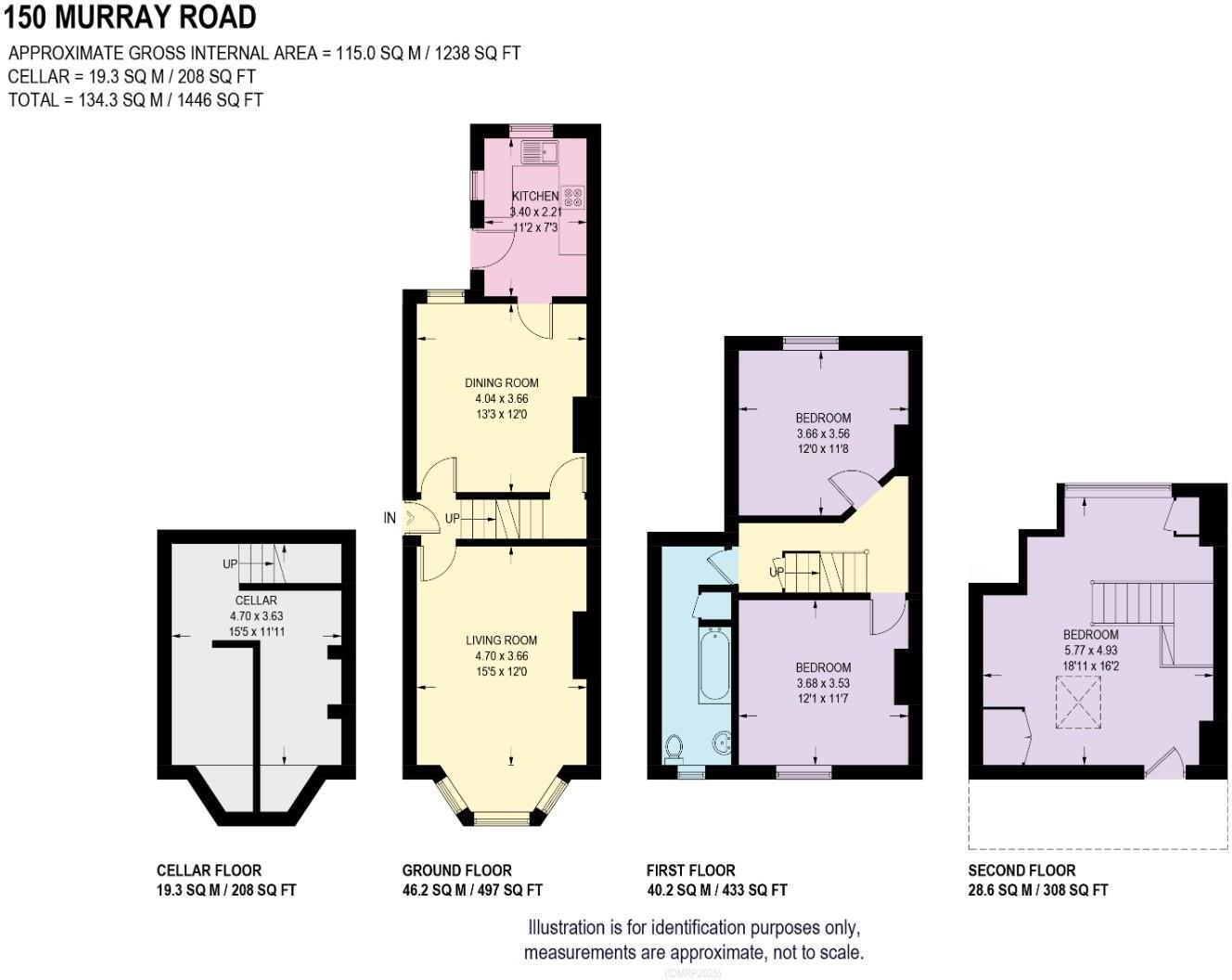 150 Murray Road, Sheffield floorplan