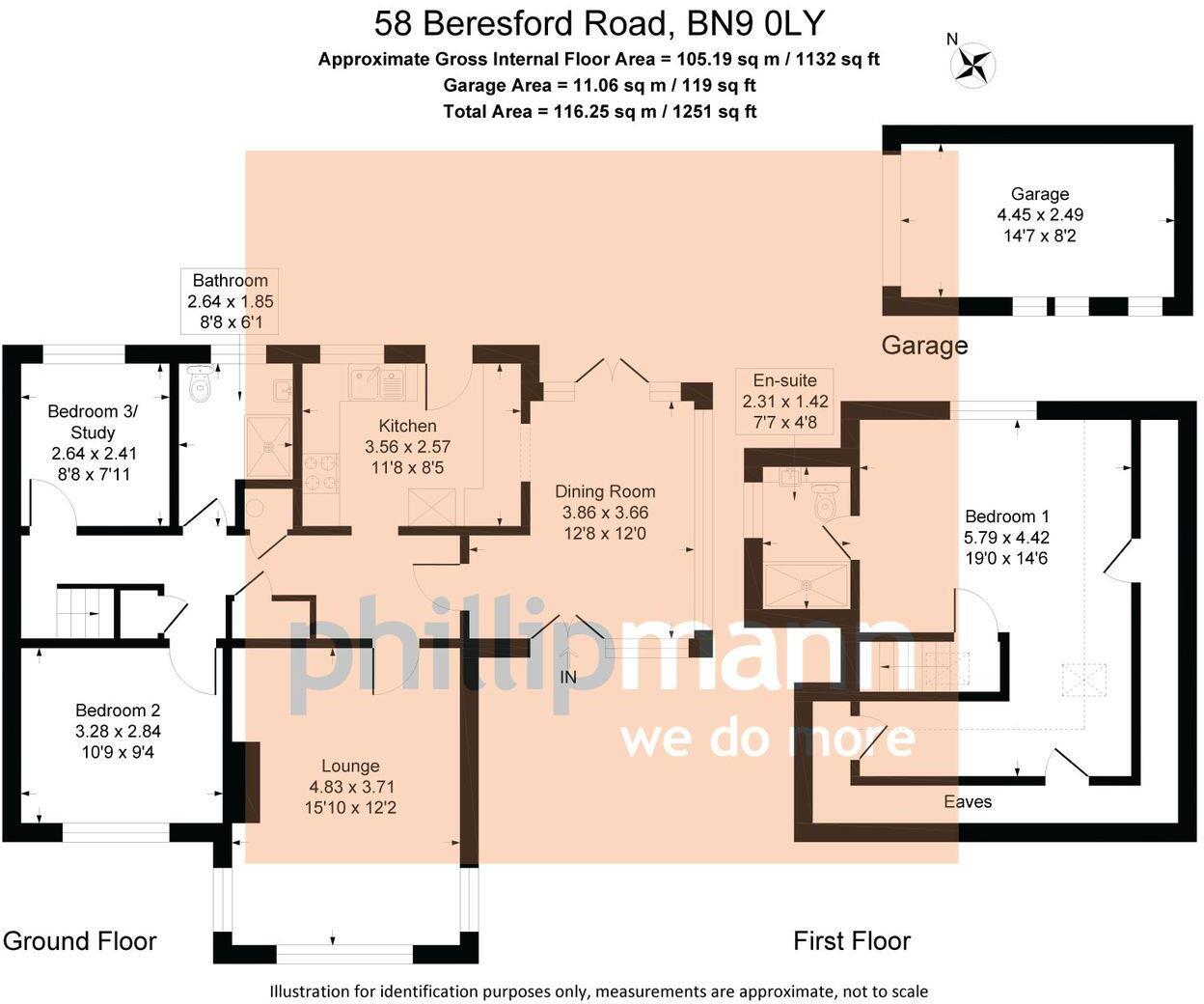 Beresford Road, Newhaven floorplan