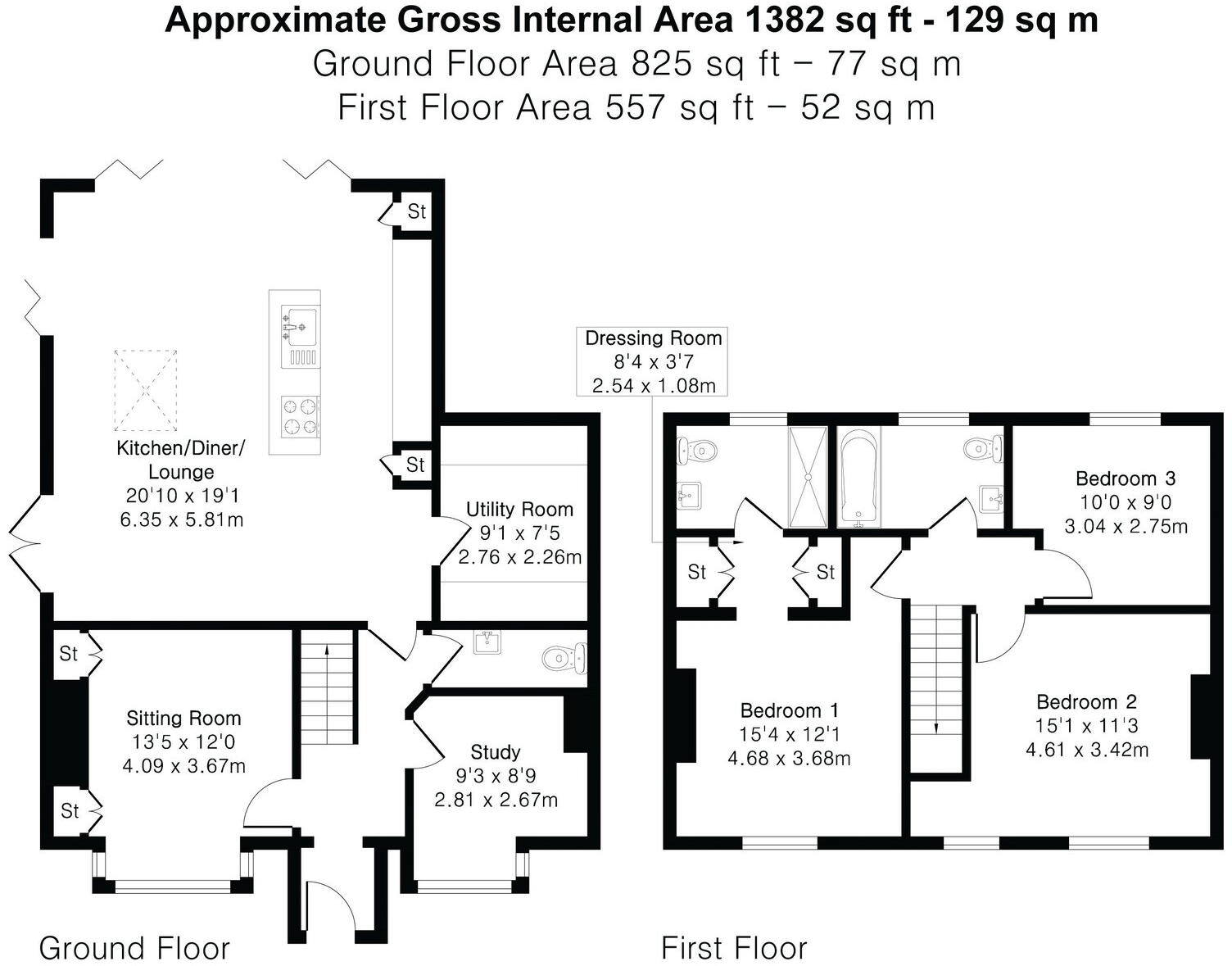 Birtley Green,Bramley,Guildford,Surrey,GU5 0LE floorplan