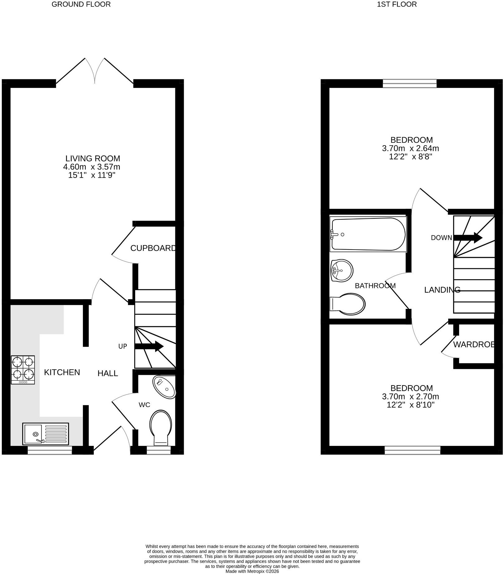 8 Taylor Court, Hawkins Way, Helston floorplan