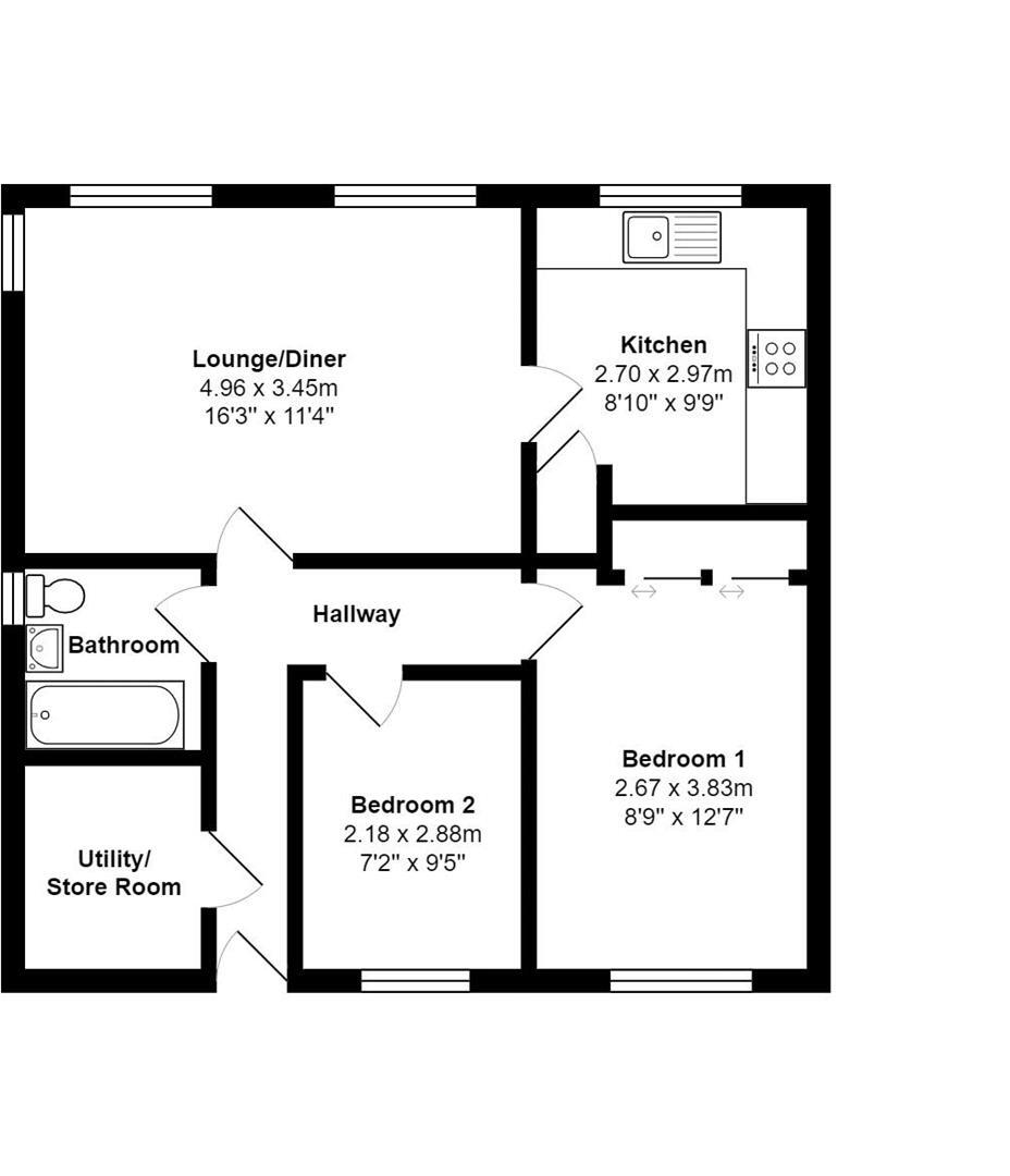 The Knoll, Ripon floorplan
