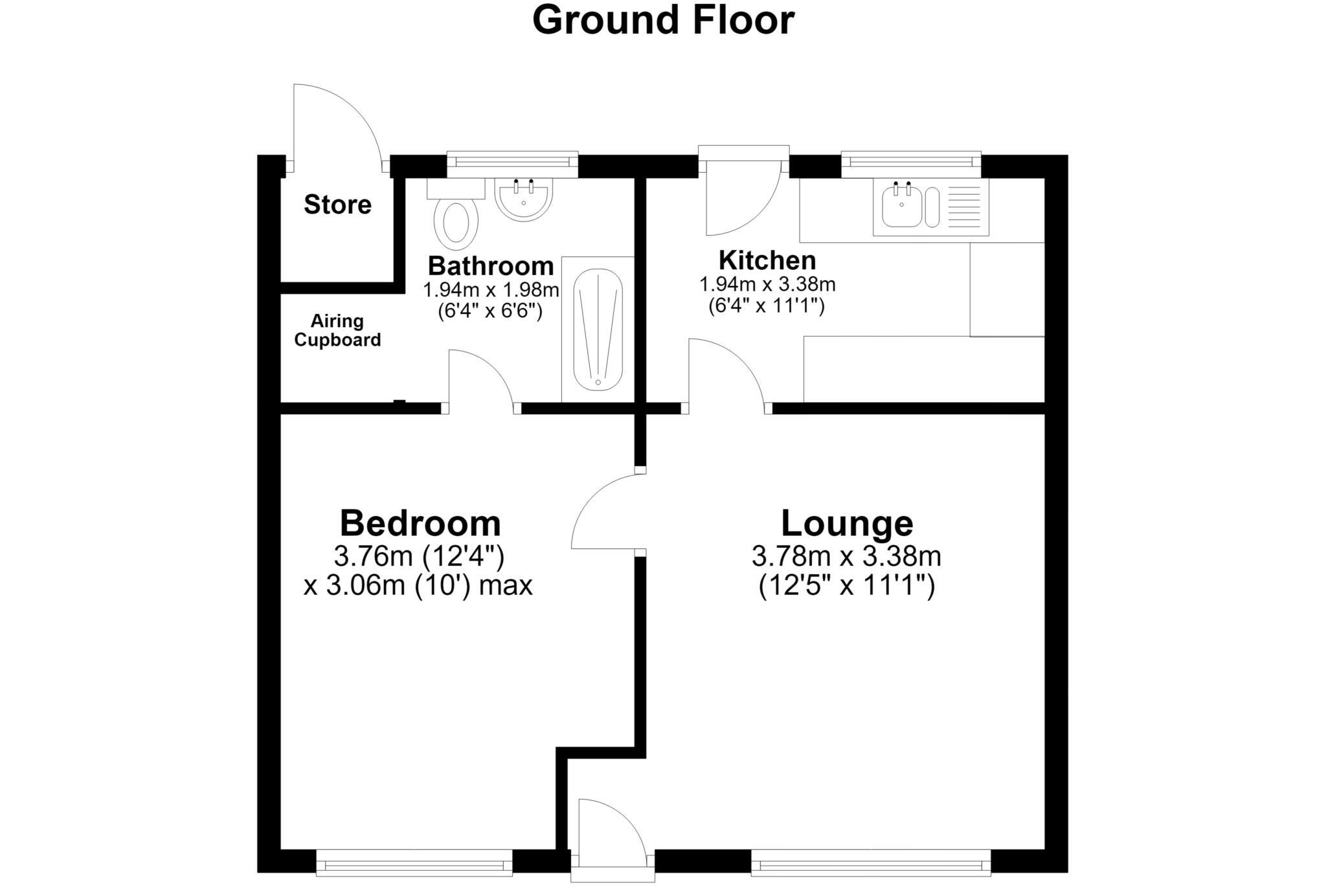 St Theresa Close, Callington floorplan