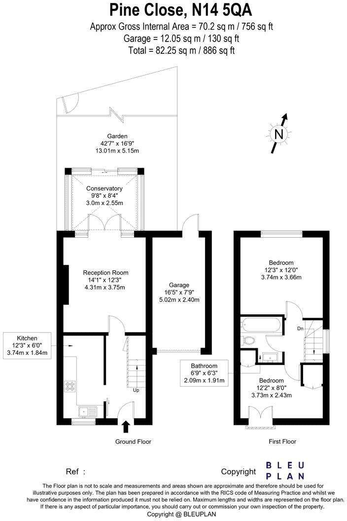 Pine Close, London, N14 floorplan