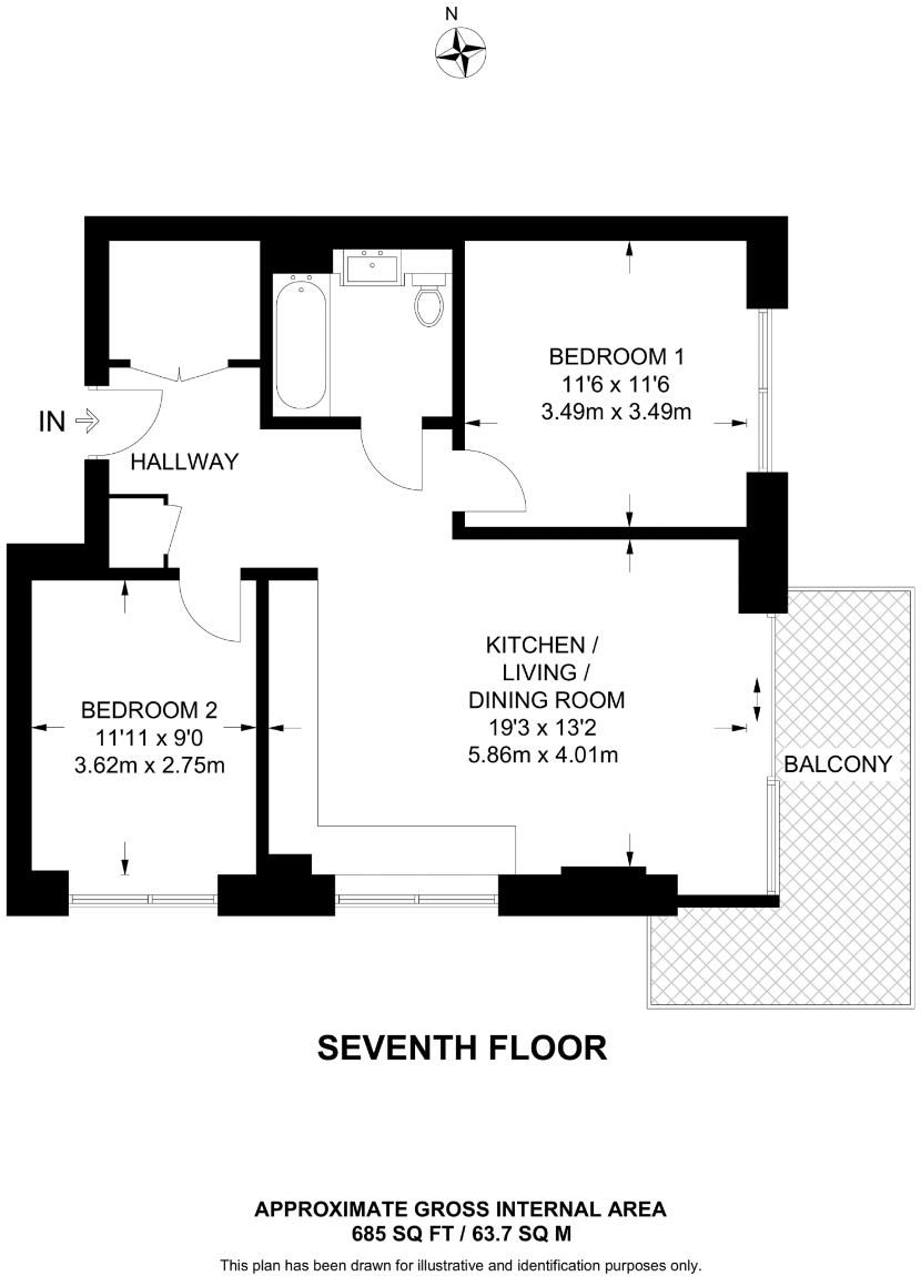Pegler Square, Blackheath, London, SE3 floorplan