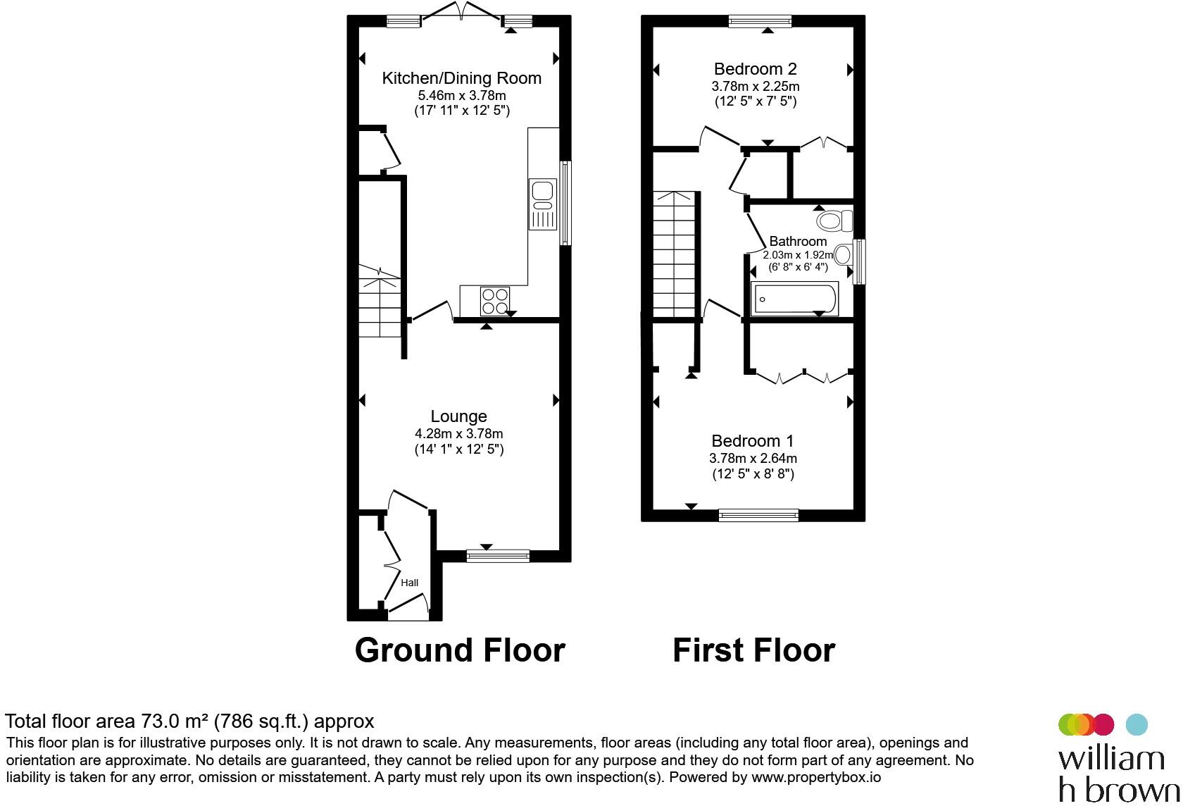 21, Tavistock Close, Northampton floorplan